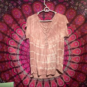 American Eagle Tie Dye Top